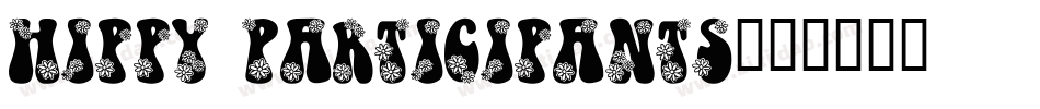 Hippy Participants字体转换